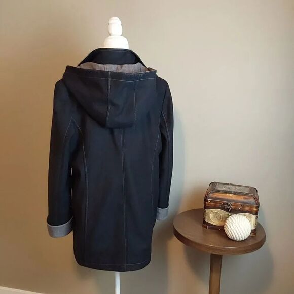 Fleet Street Limited Coat Size L Black Wool - Picture 4 of 12